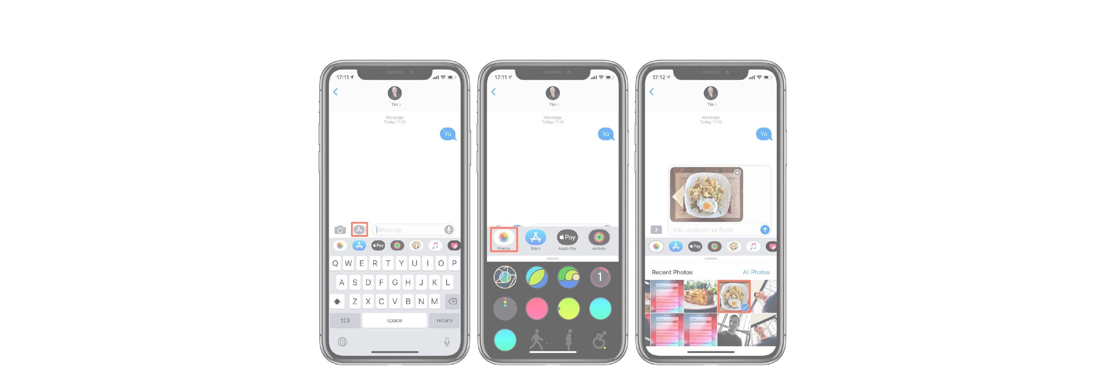 How to access the media in your Photos library on iPhone and iPad from inside Messages