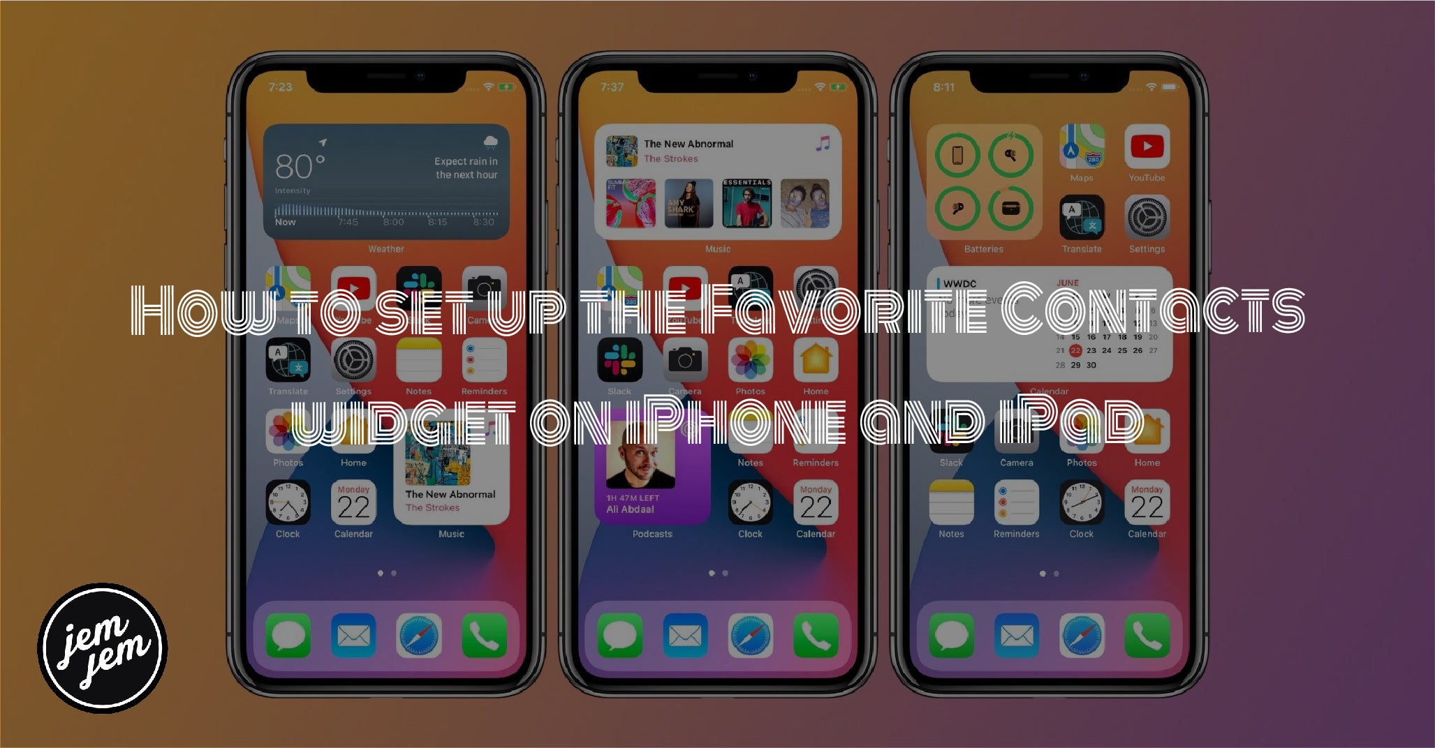 How to set up the Favorite Contacts widget on iPhone and iPad