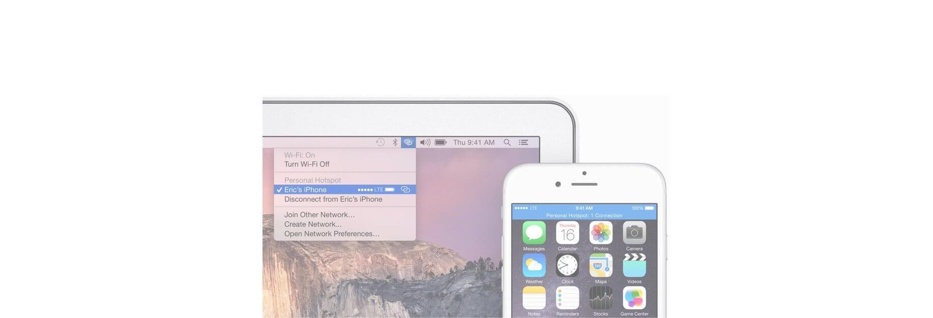 How to connect to Instant Hotspot with your Mac
