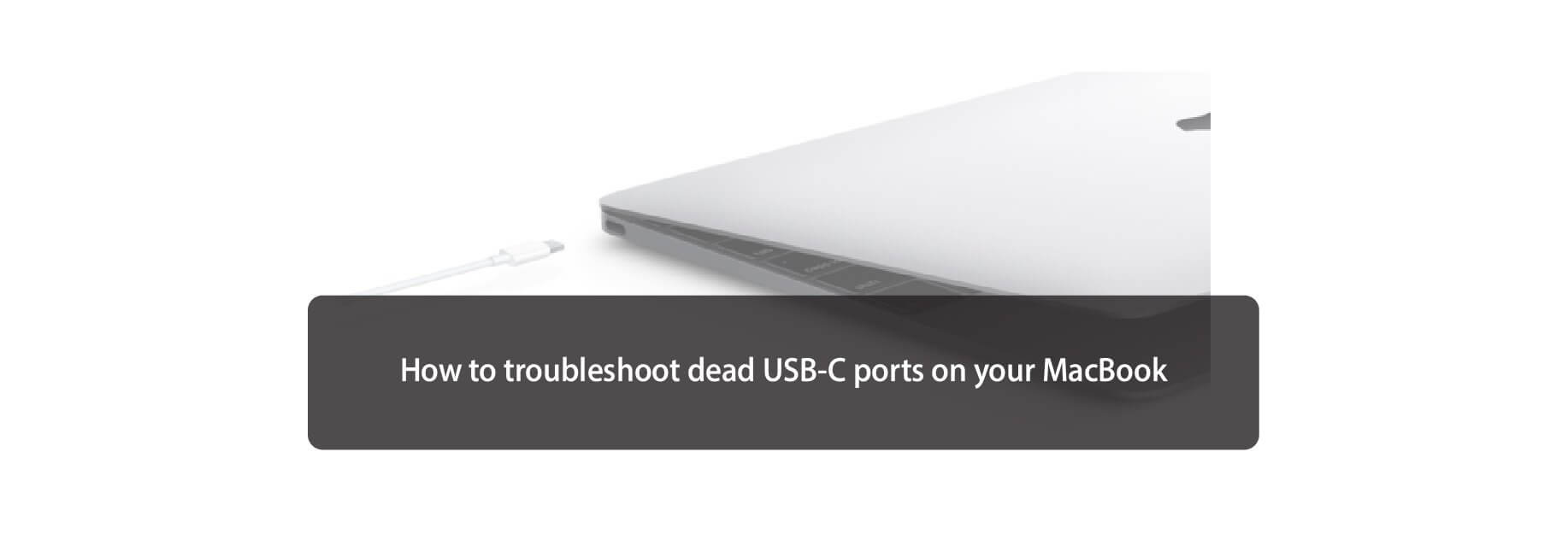 bevæge sig Opførsel Indtil How to troubleshoot dead USB-C ports on your MacBook