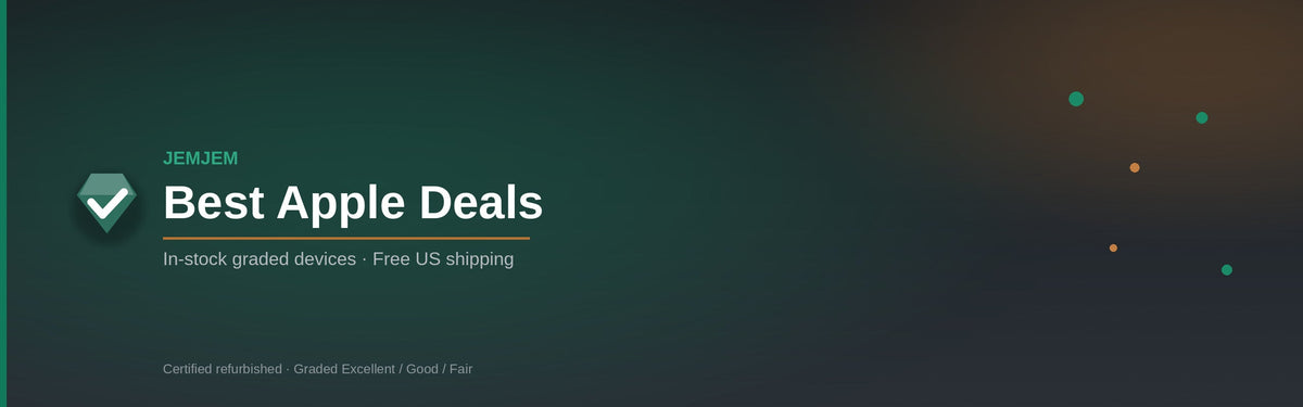 Best Apple Deals — Graded · 1-year warranty · Free US shipping
