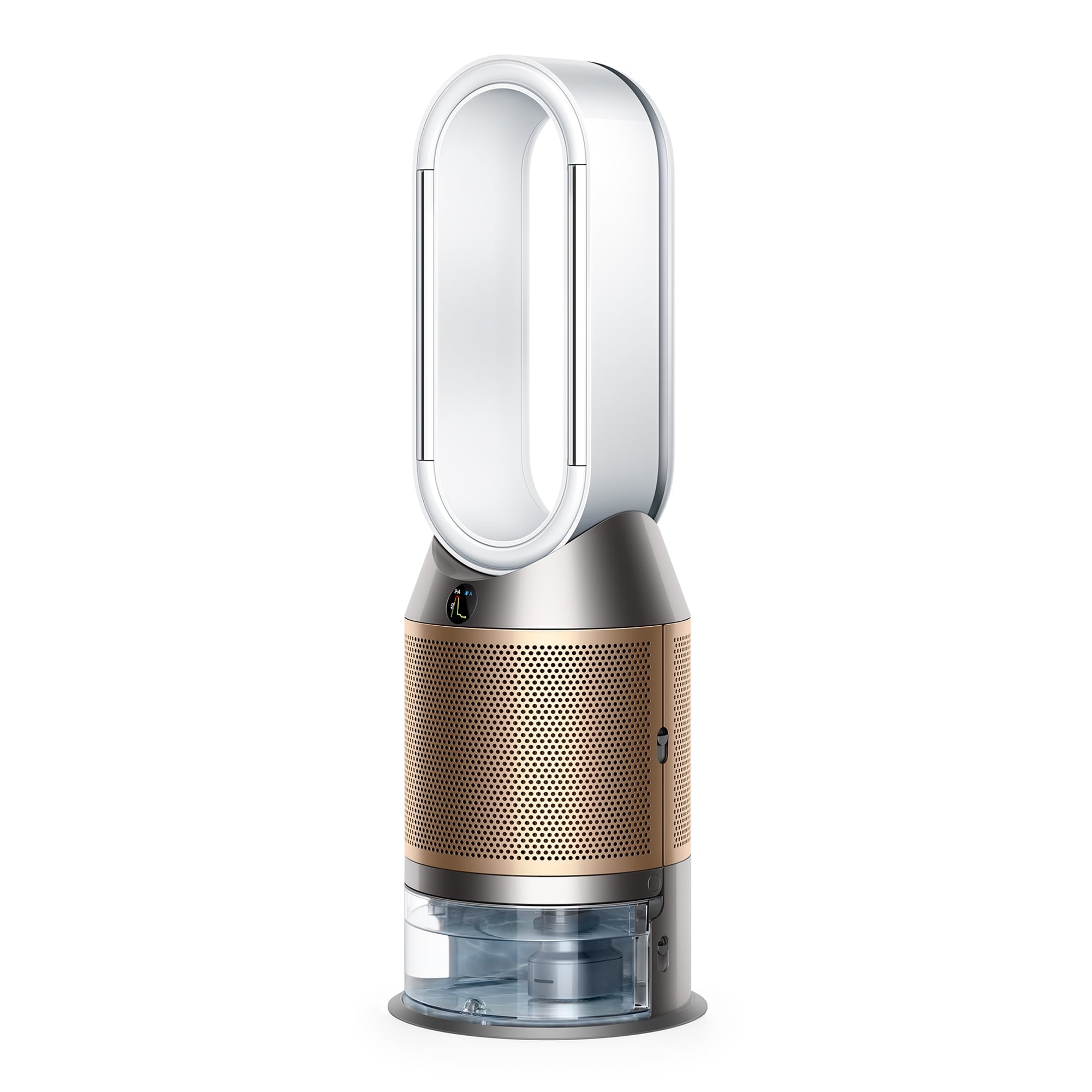 Refurbished Dyson - HP04 Pure Hot + Cool Smart Tower Air Purifier, Heater and Fan - (Yellow/Nickel) (Seller Refurbished)