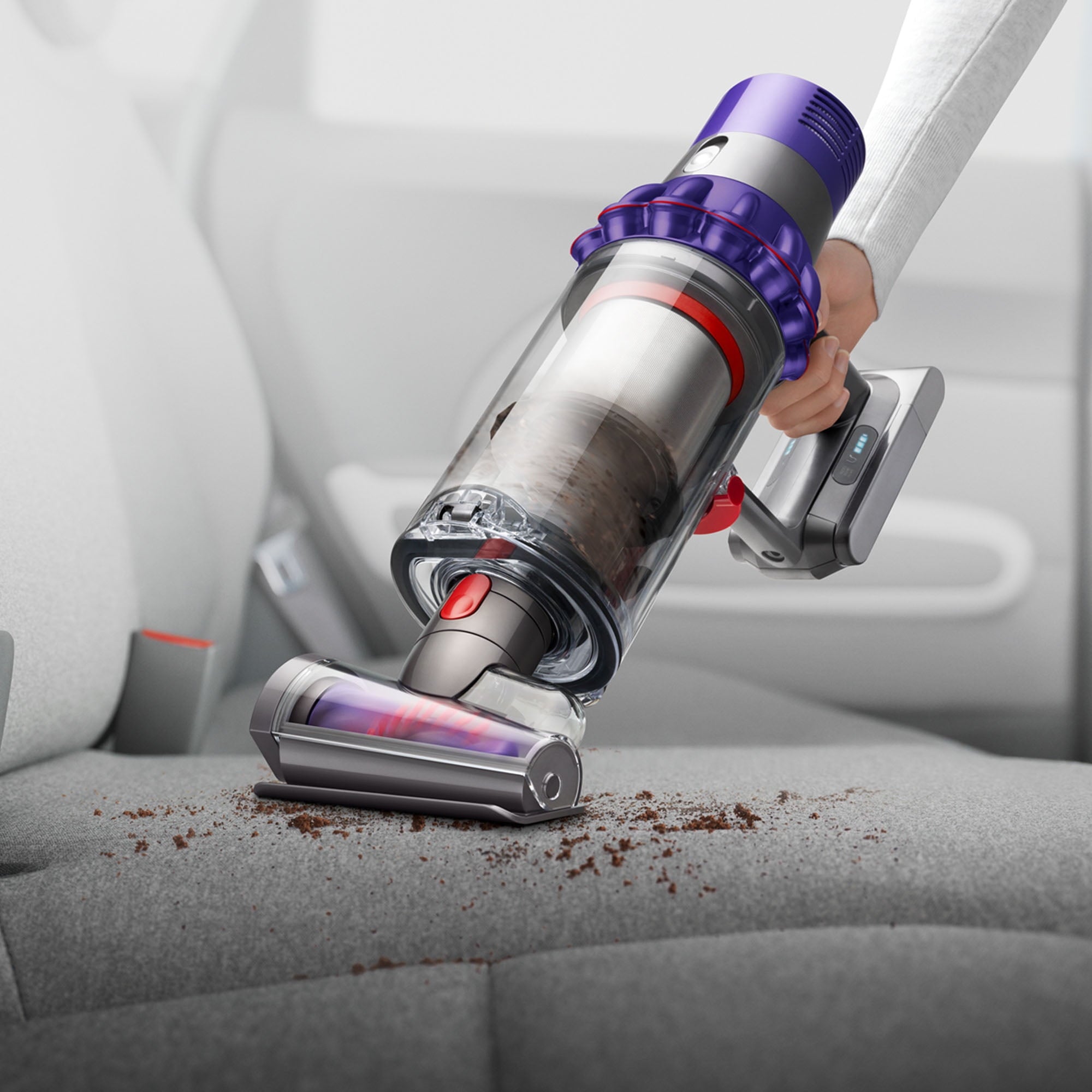 Refurbished Dyson - Cyclone V10 Animal Cordless Stick Vacuum (Nickel/Iron) (Seller Refurbished)