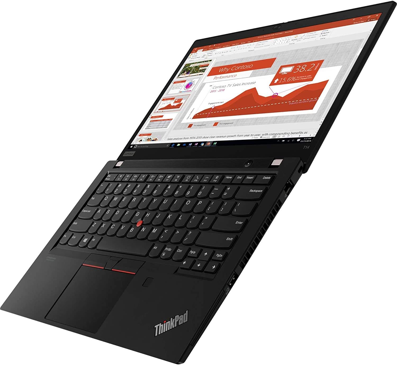 Refurbished Lenovo ThinkPad T14 Gen 2: 14.0", Intel Core i7-1165G7, 16GB RAM, 256GB SSD (Manufacturer Refurbished)