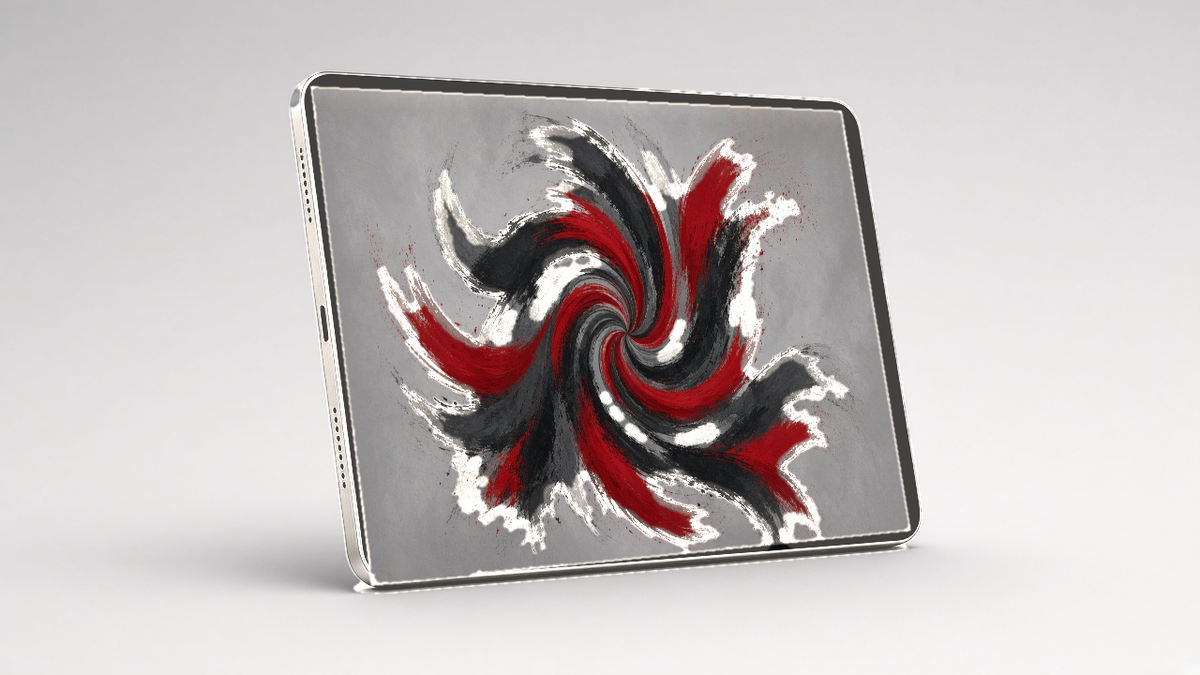 Apple ipad mini Starlight — studio gallery (family screen) — JemJem