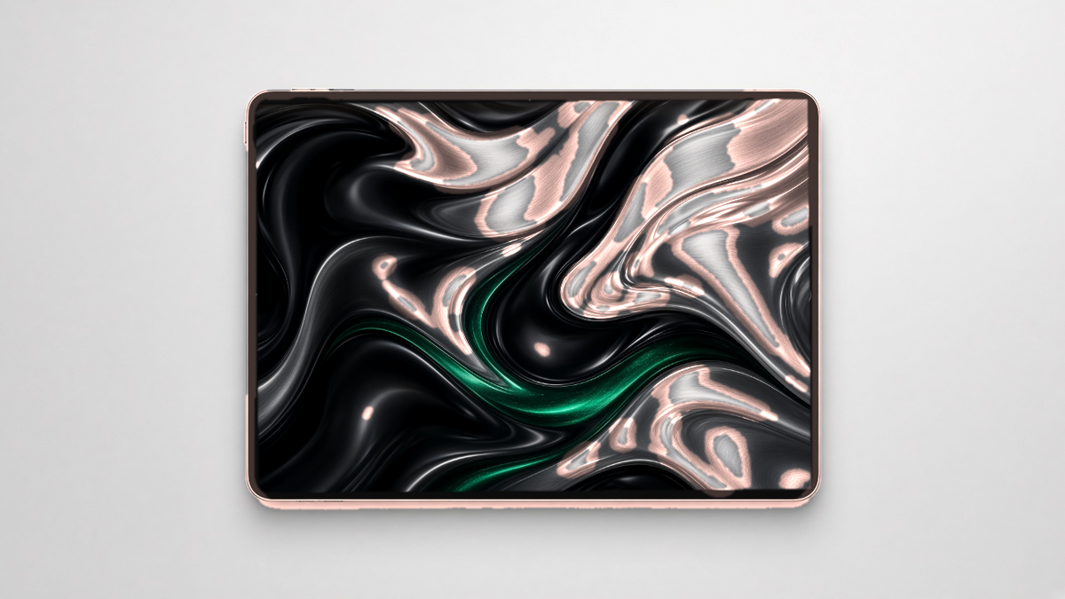 Apple ipad pro Rose Gold — studio gallery (family screen) — JemJem