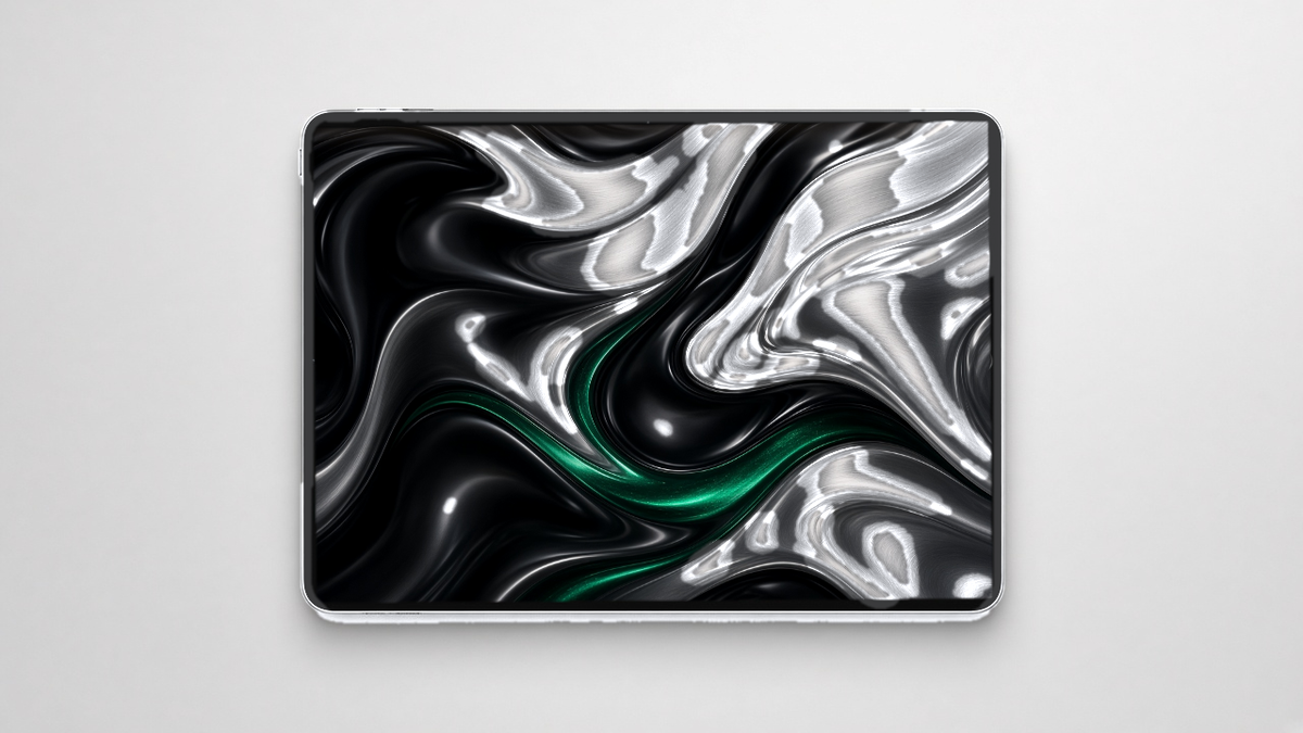Apple ipad pro Silver — studio gallery (family screen) — JemJem