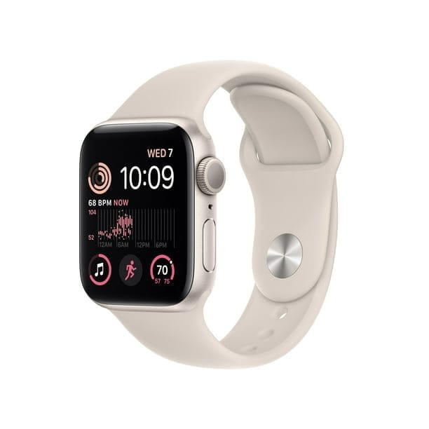 Apple Watch Series SE (2nd Gen) September 2022 Aluminum Midnight / Silver / Starlight - (Refurbished-Excellent condition)