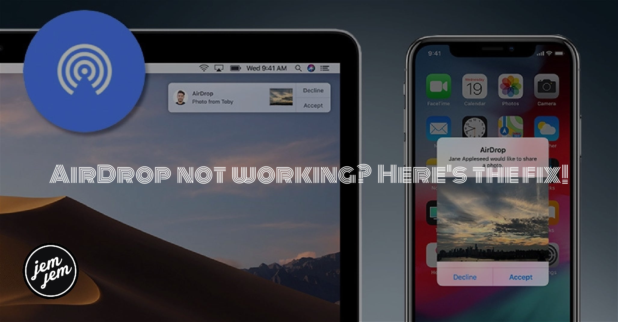 AirDrop not working? Here's the fix!