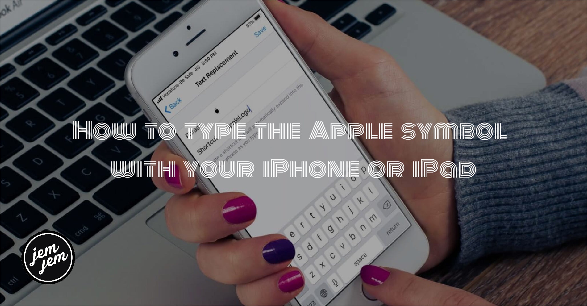How to type the Apple symbol with your iPhone or iPad