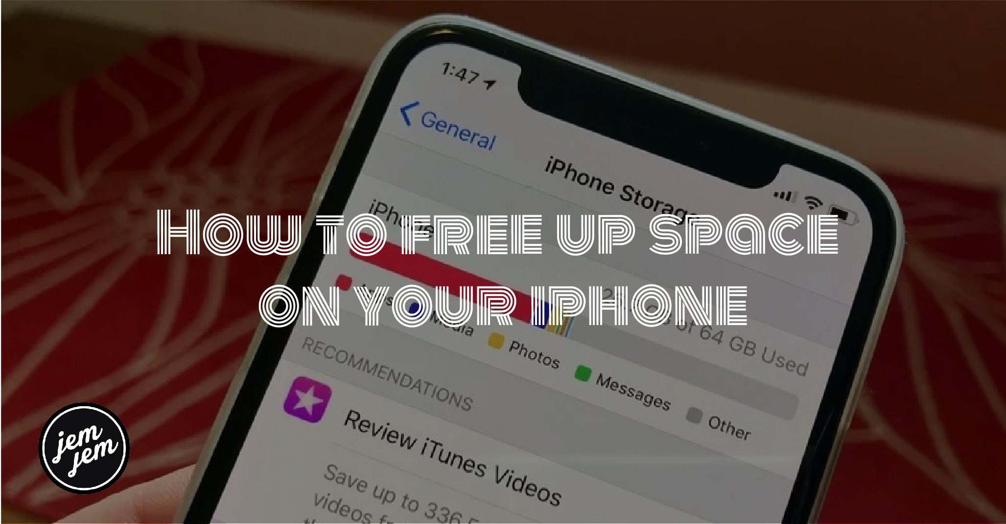 How to free up space on your iphone