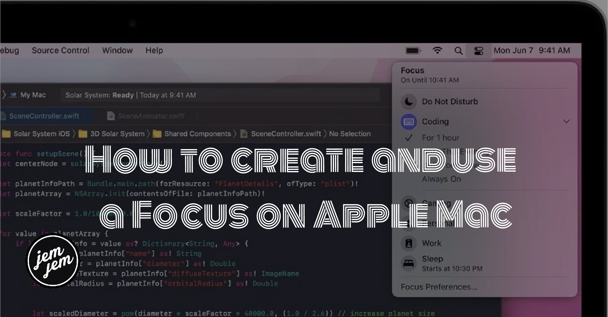 How to create and use a Focus on Apple Mac