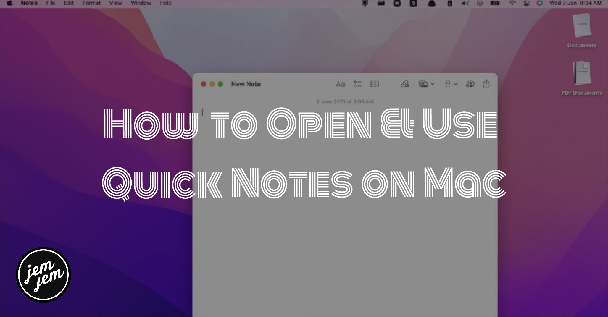 How to Open & Use Quick Notes on Mac