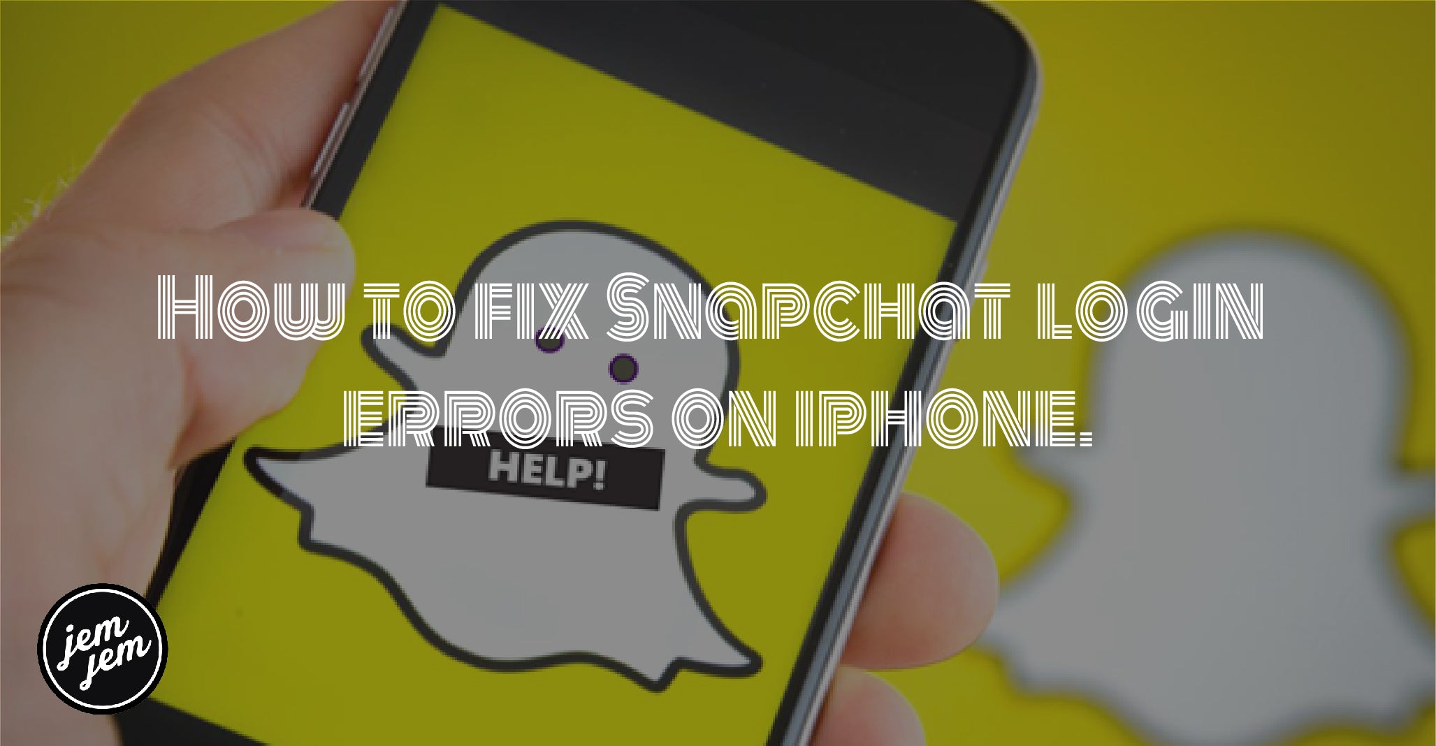 How to fix Snapchat login errors on iphone.
