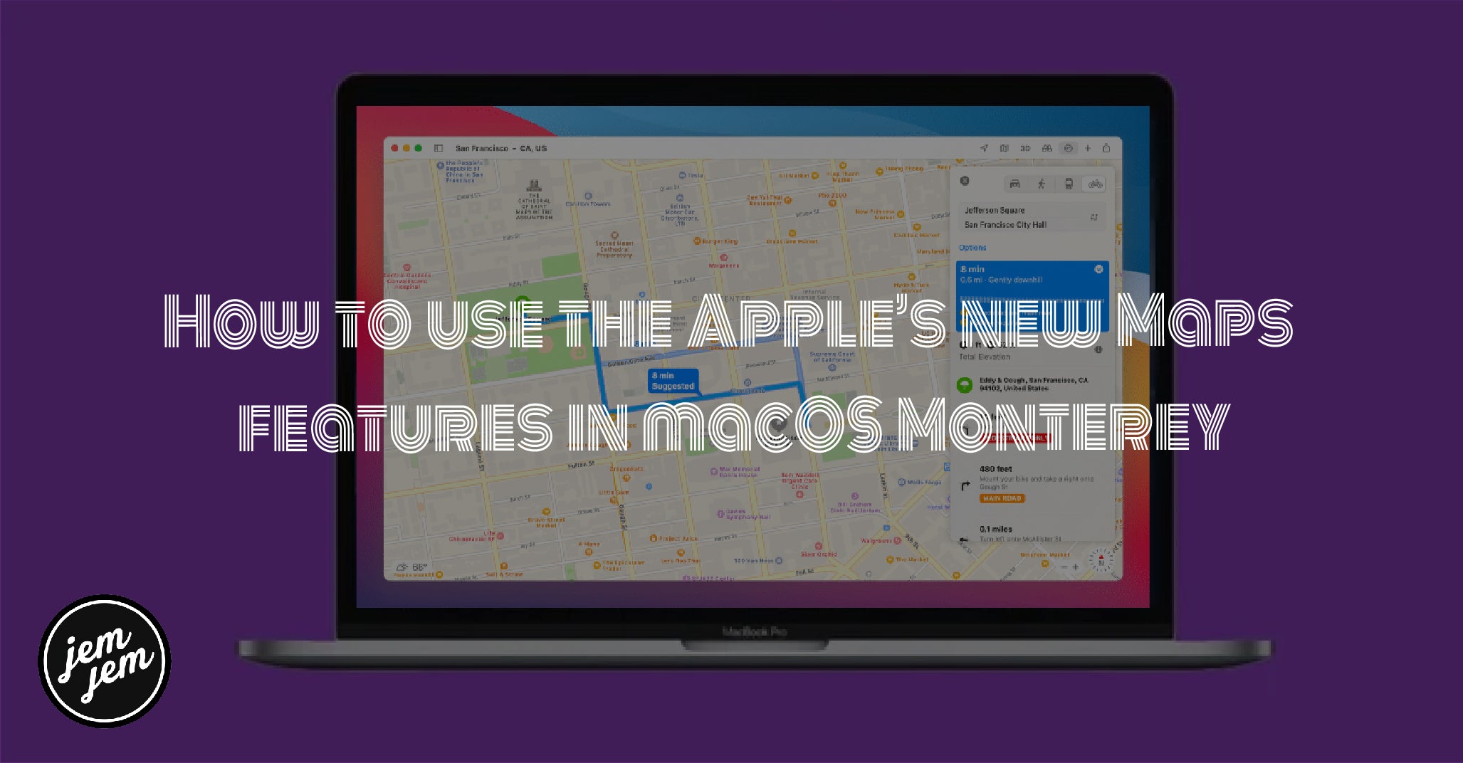 How to use the Apple’s new Maps features  in macOS Monterey