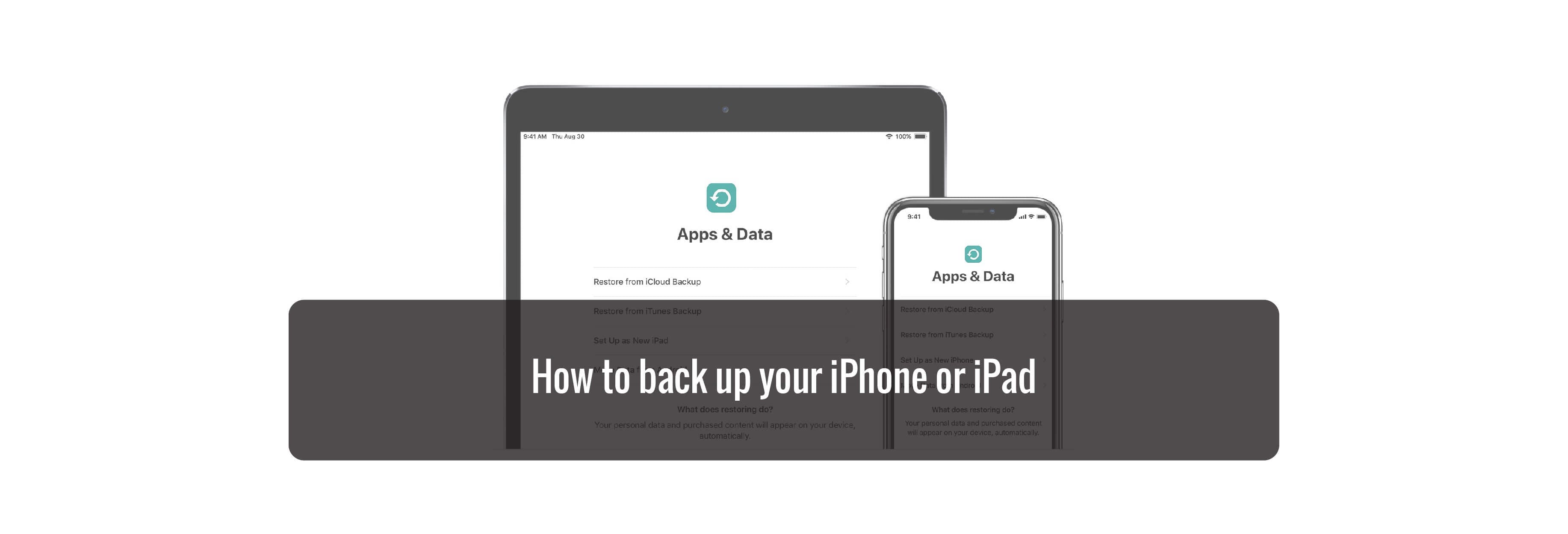 How to back up your iPhone or iPad