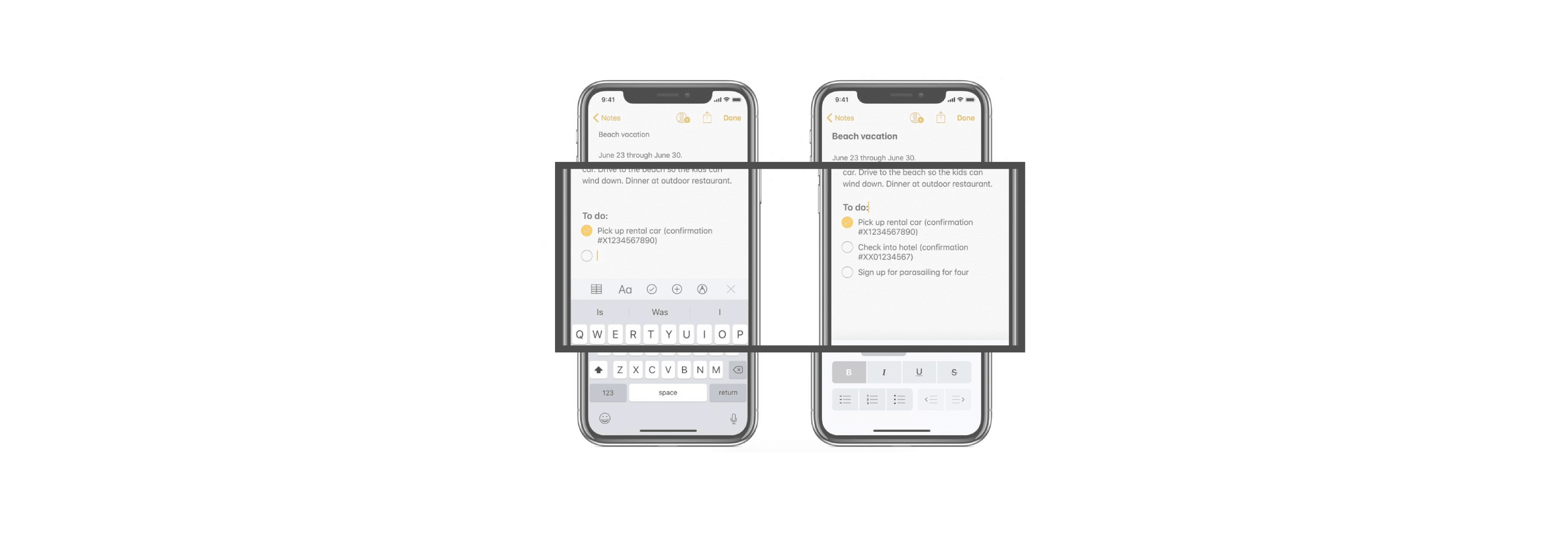 Notes App Check List How to create checklists in the Notes app on your iPhone