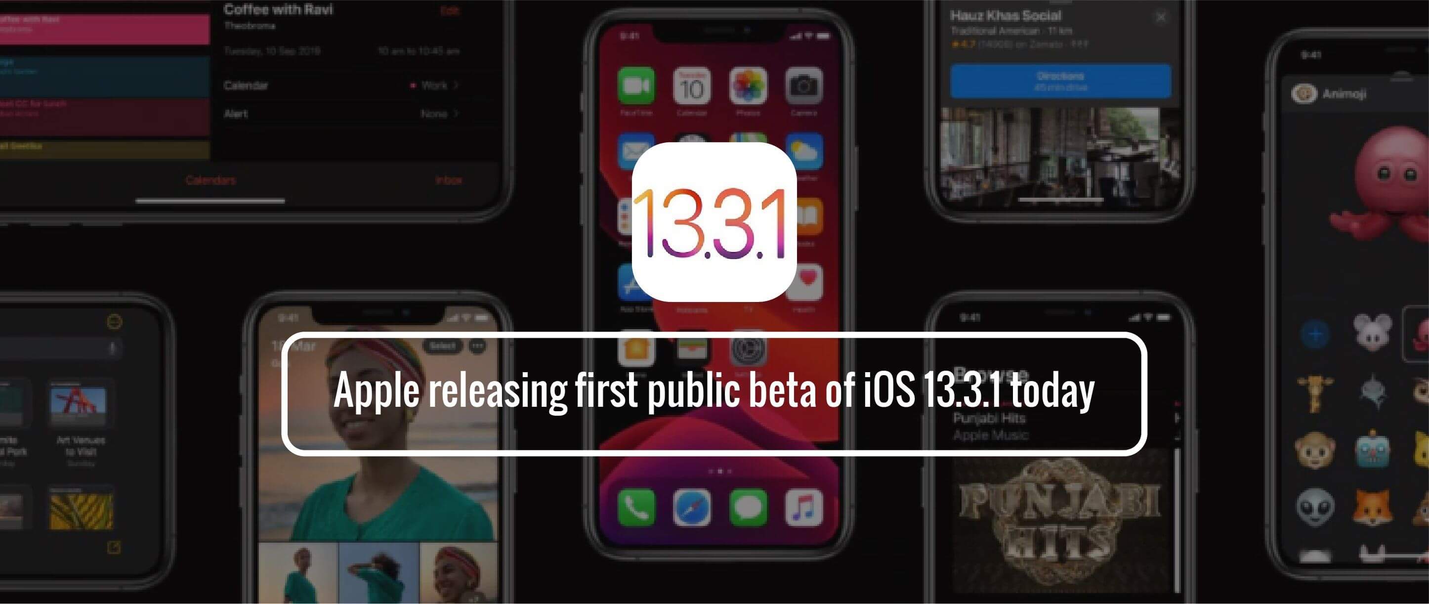 Apple releasing first public beta of iOS 13.3.1 today