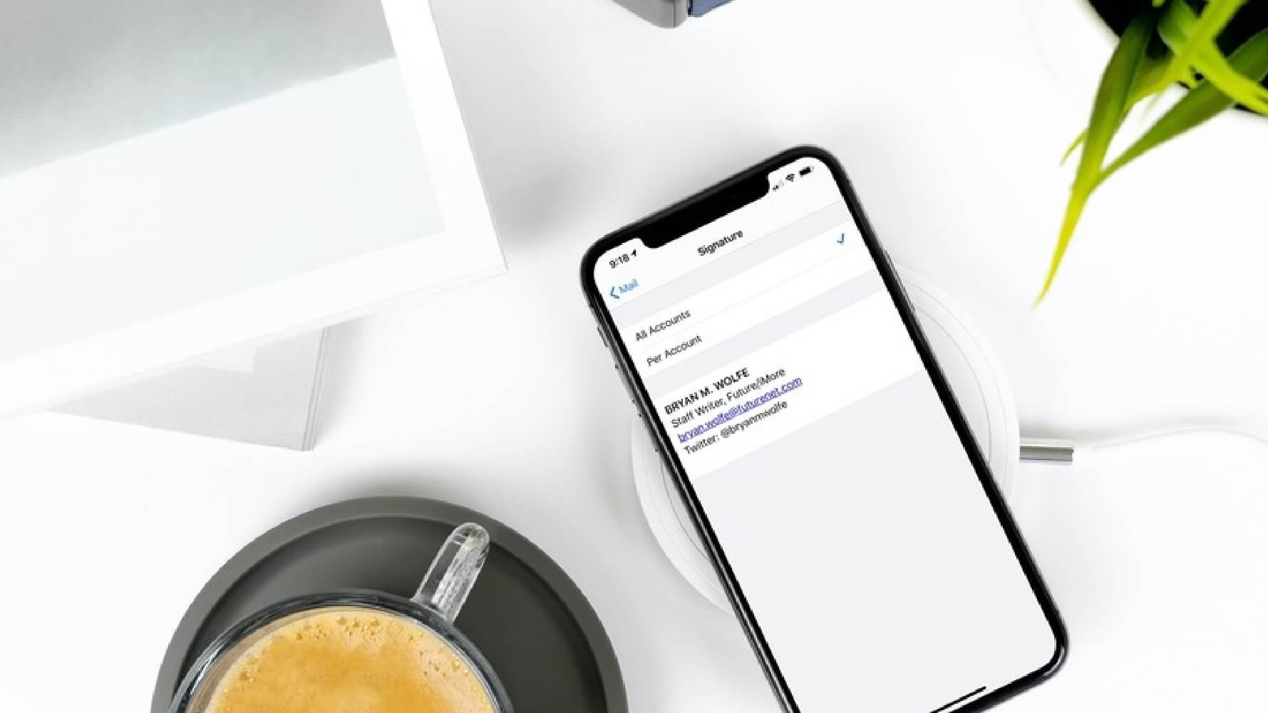 How to create rich HTML email signature on your iPhone and iPad