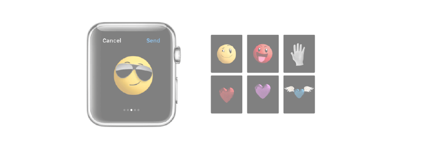 How to send emoji  on the Apple Watch