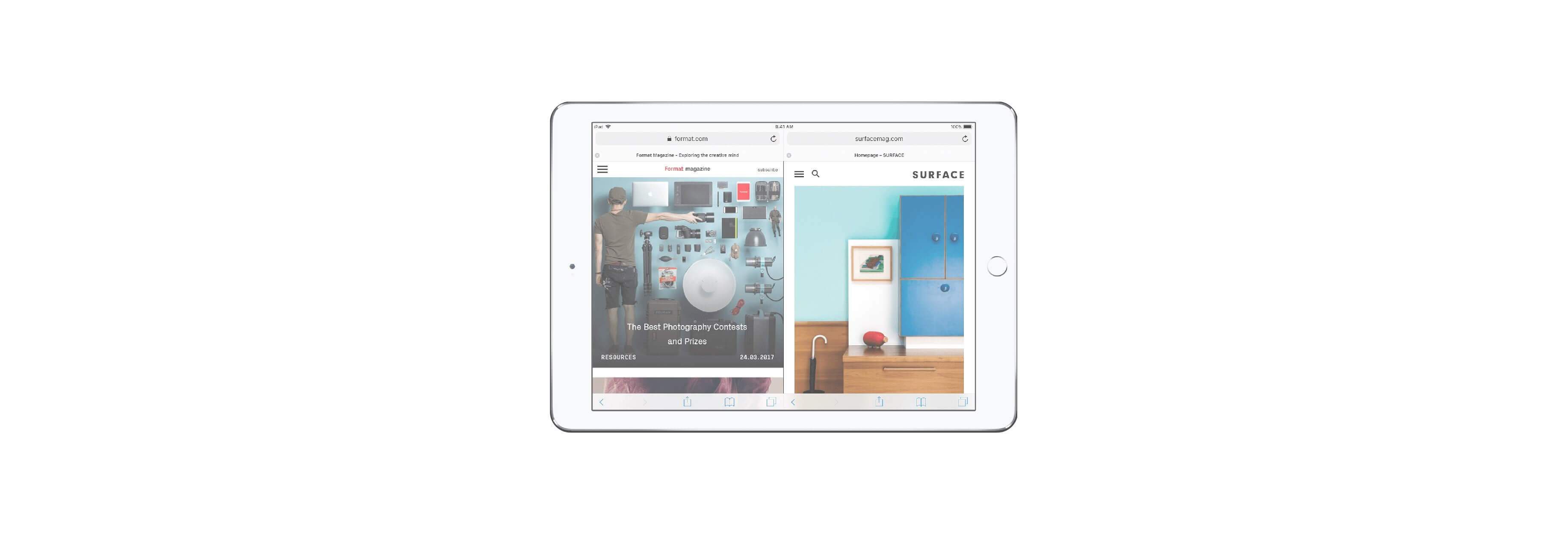 How to view two tabs at the same time in Safari on iPad