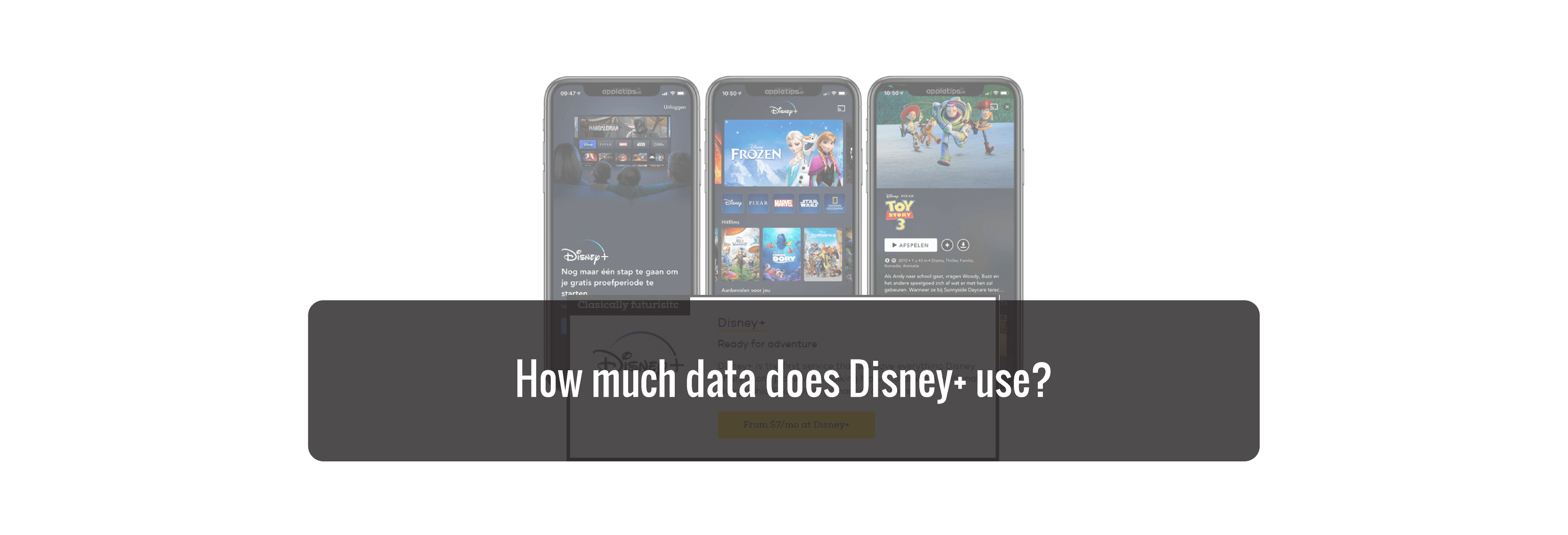 How much data does Disney+ use?