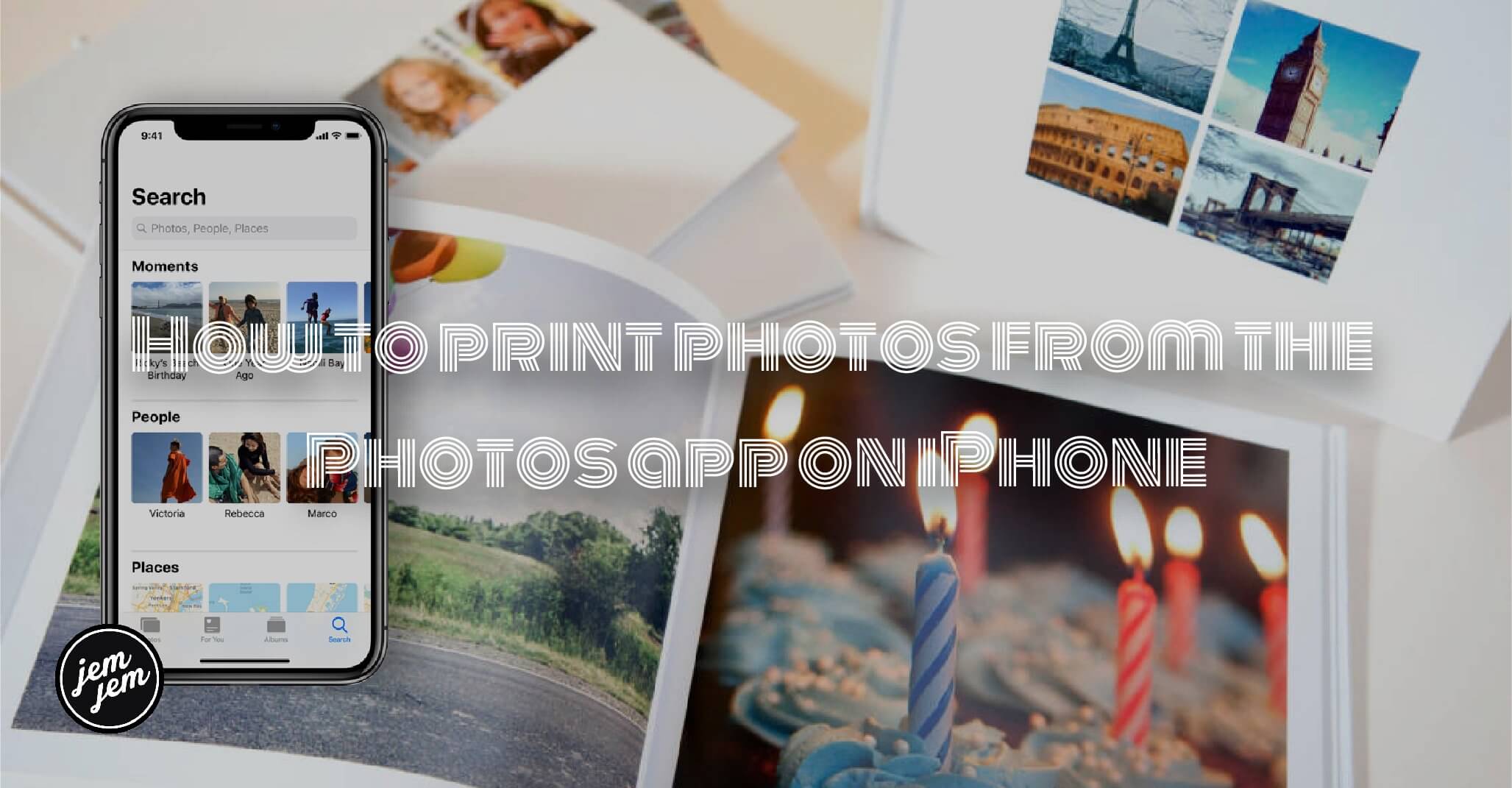How to print photos from the Photos app on iPhone