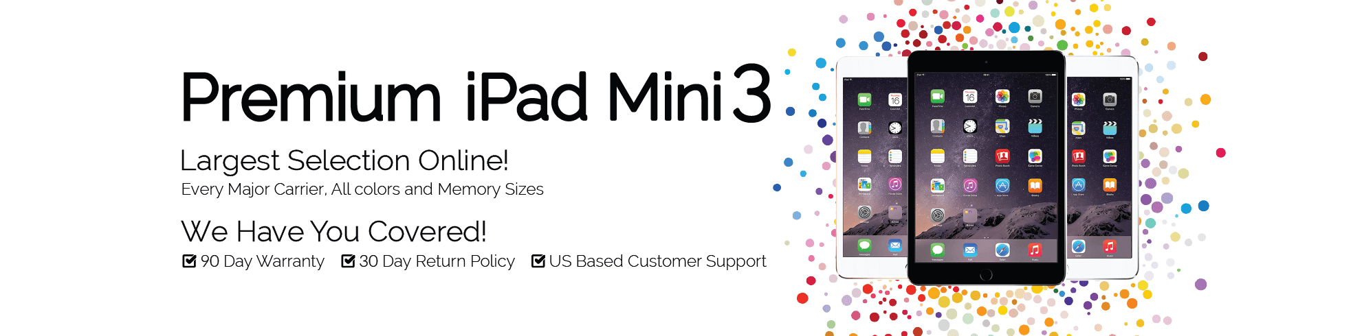 Premium Apple Refurbished iPad Mini 3
