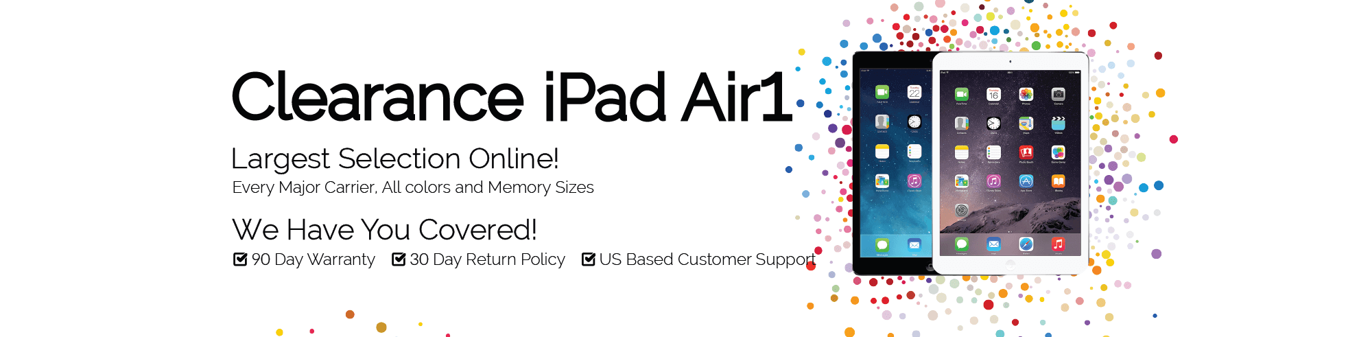 Clearance Certified Used Apple iPad Air 1