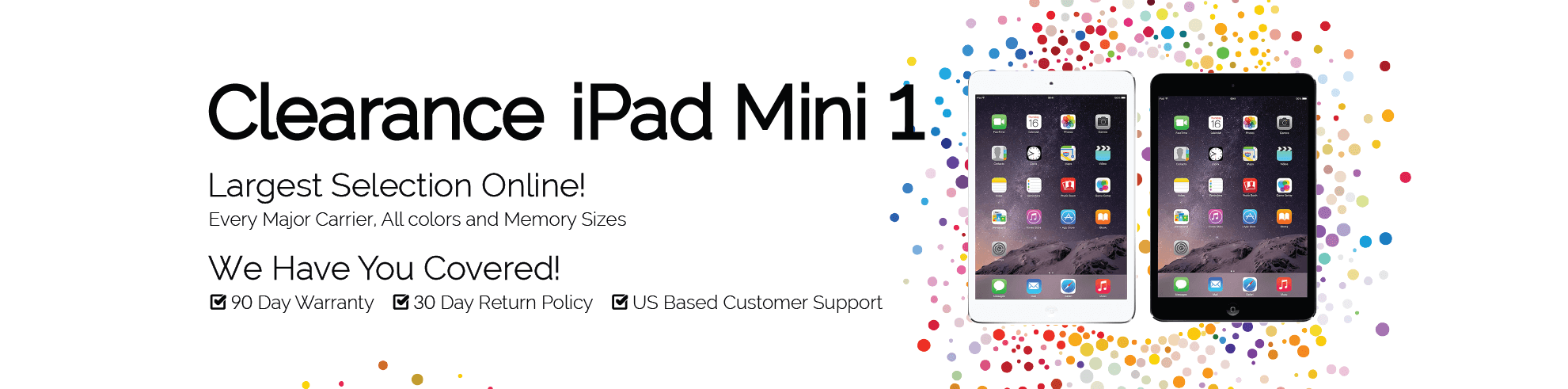 Clearance Certified Used Apple iPad Mini 1