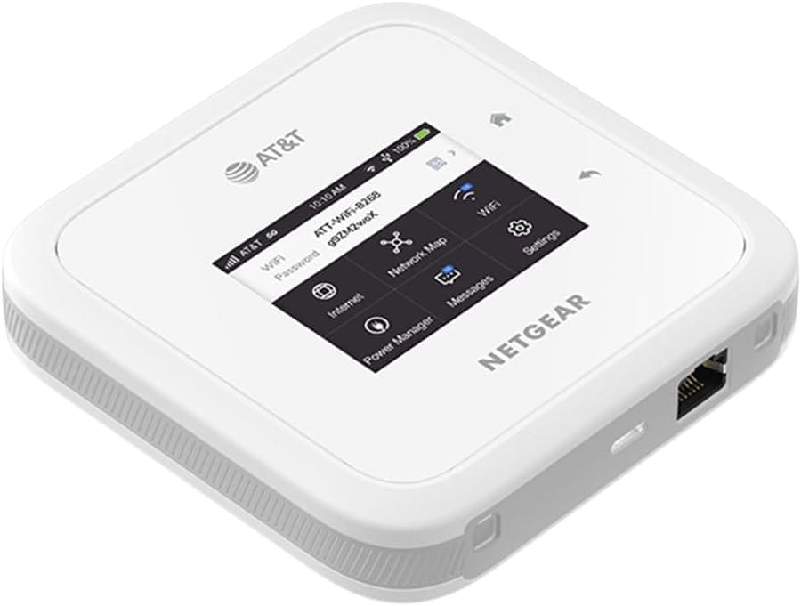 NETGEAR Nighthawk M6 5G MR6110 Mobile Hotspot White AT&T LOCKED (Refurbished-Excellent Condition)