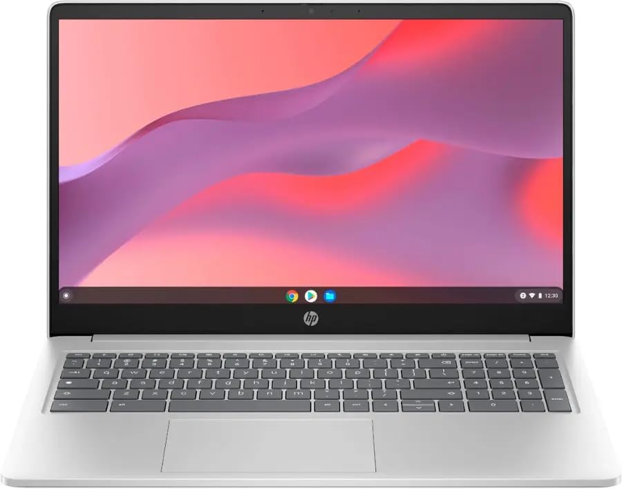 Refurbished HP Chromebook 15A, Intel Processor N200 4GB RAM 64GB eMMC (Manufacturer Refurbished)
