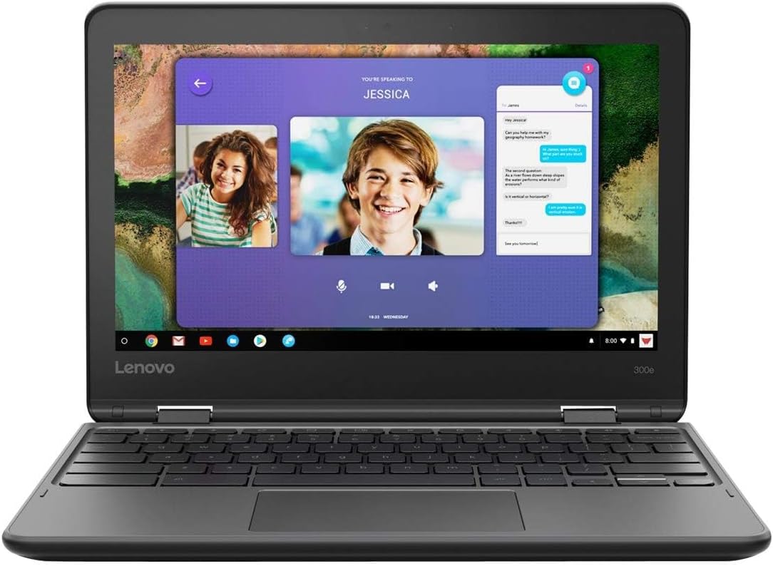 Refurbished Lenovo 300e Gen2 AST model (82CE0000US) 4GB RAM 32GB Storage Black (Manufacturer Refurbished)