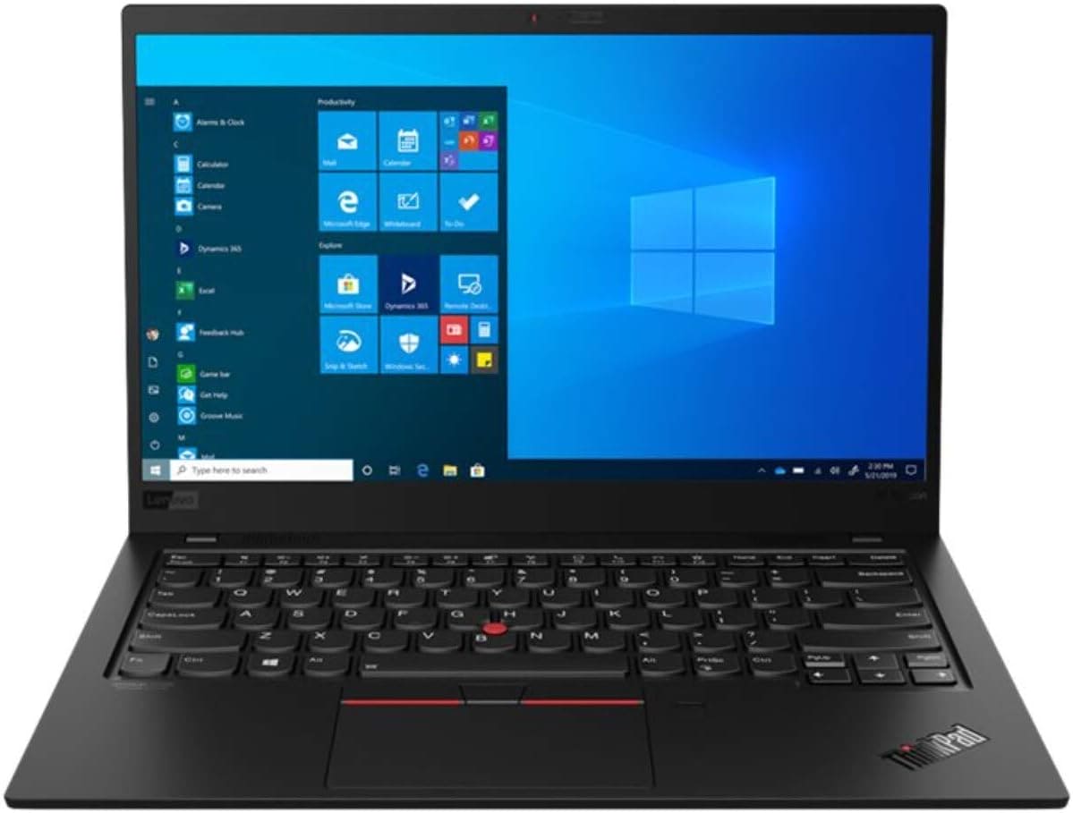 Refurbished Lenovo ThinkPad X1 Carbon Gen 8: 14", Intel Core i7-10510U, 16GB RAM, 256GB SSD (Manufacturer Refurbished)