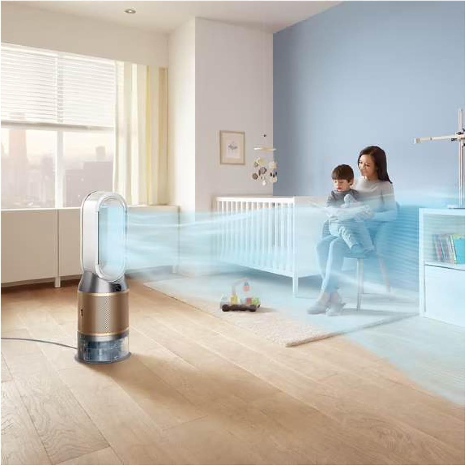 Refurbished - Dyson - Purifier Humidify + Cool Formaldehyde - PH04 - White/Gold (Manufacturer Refurbished)
