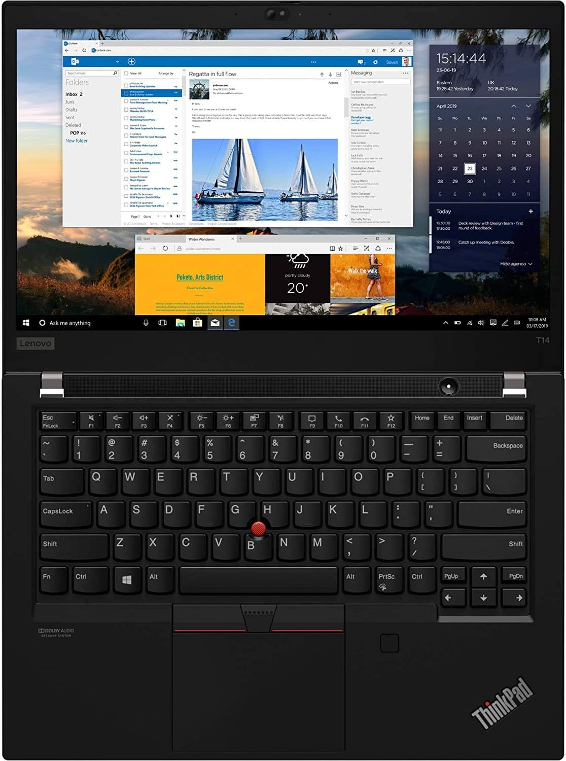 Refurbished Lenovo ThinkPad T14 Gen 2: 14.0", Intel Core i7-1165G7, 16GB RAM, 256GB SSD (Manufacturer Refurbished)