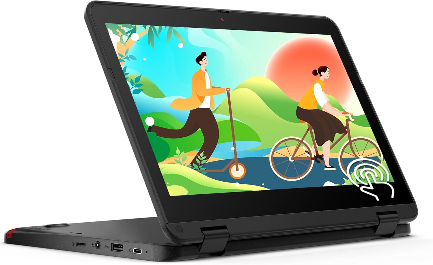 Refurbished Lenovo Chromebook 300e Gen 3: 11.6" Touch, AMD 3015Ce, 4GB RAM, 32GB eMMC (Manufacturer Refurbished)