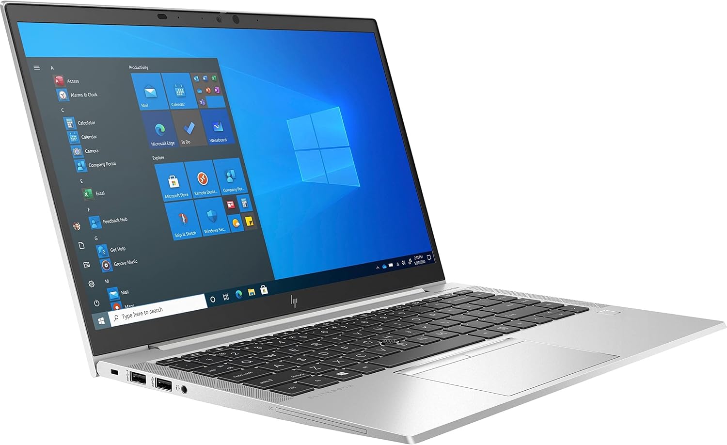Refurbished HP EliteBook 845 G8: 14.0", AMD Ryzen 5 PRO 5650U, 16GB RAM, 256GB SSD (Manufacturer Refurbished)