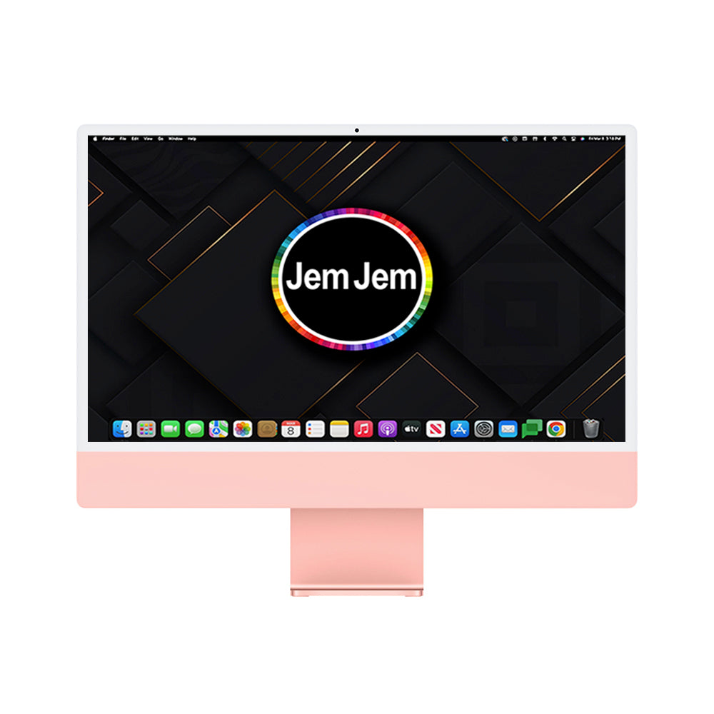 Apple iMac 24" Retina 4.5K display (2021) Apple M1 8GB Memory 256GB SSD Pink