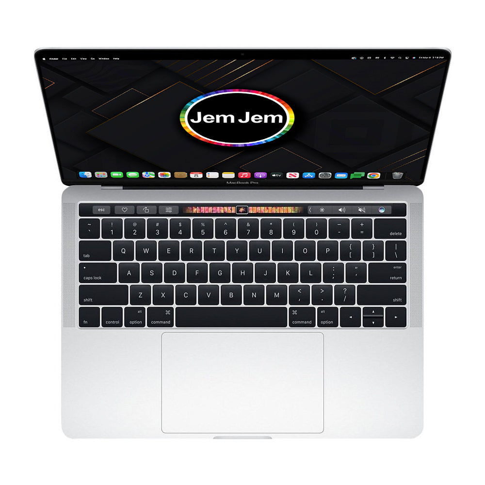 Apple Silver 13" MacBook Pro, Retina, Touch Bar, 3.1GHz Intel Core i5 Dual Core, 8GB RAM, 256GB SSD,  MPXX2LL/A