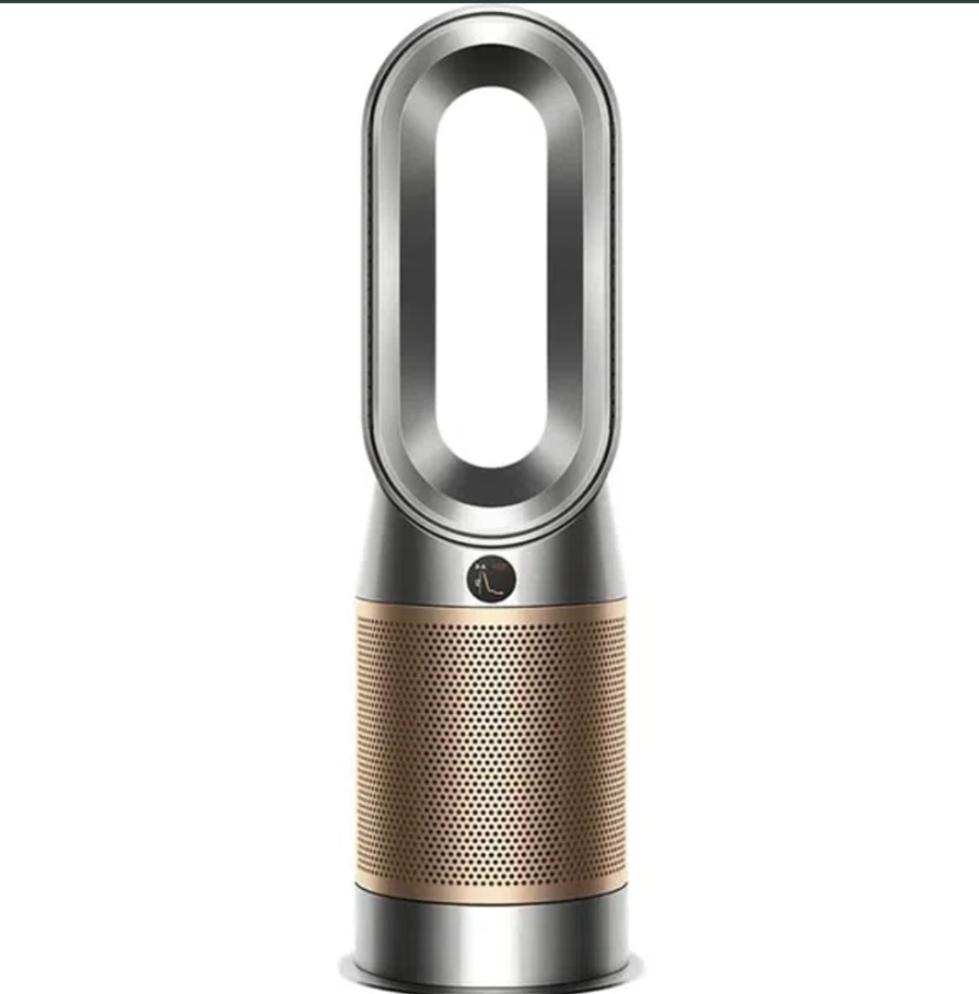 Refurbished Dyson - HP04 Pure Hot + Cool Smart Tower Air Purifier, Heater and Fan - (Yellow/Nickel) (Seller Refurbished)