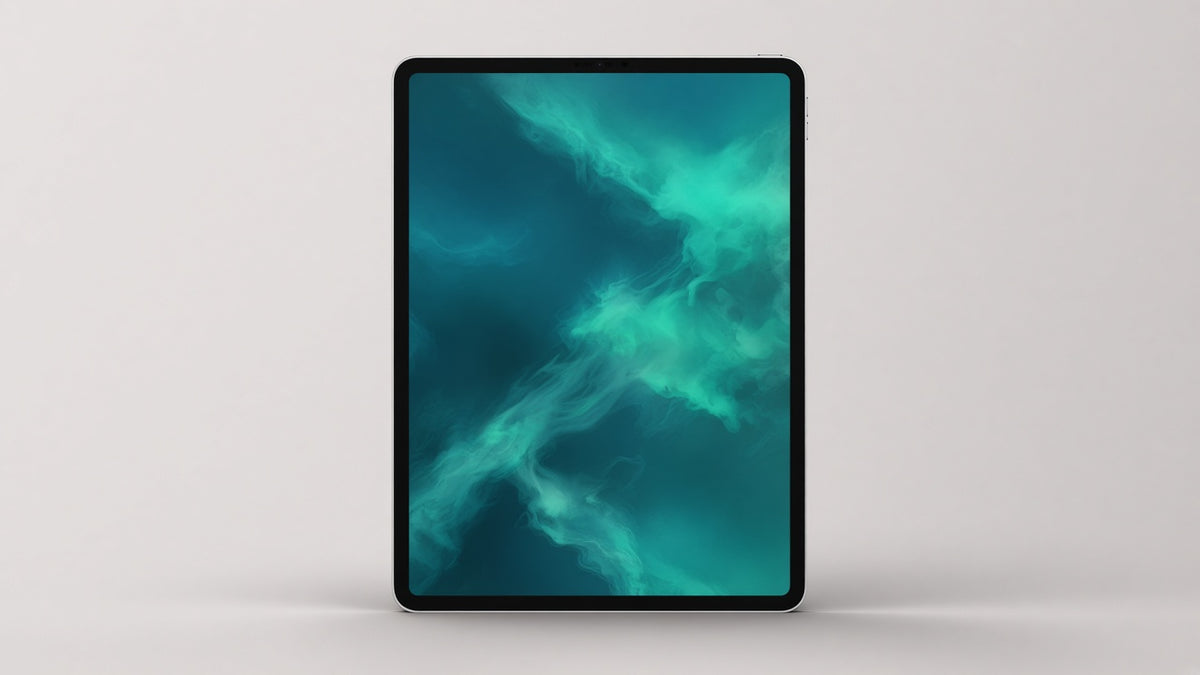 Apple ipad air Starlight — studio gallery (family screen) — JemJem