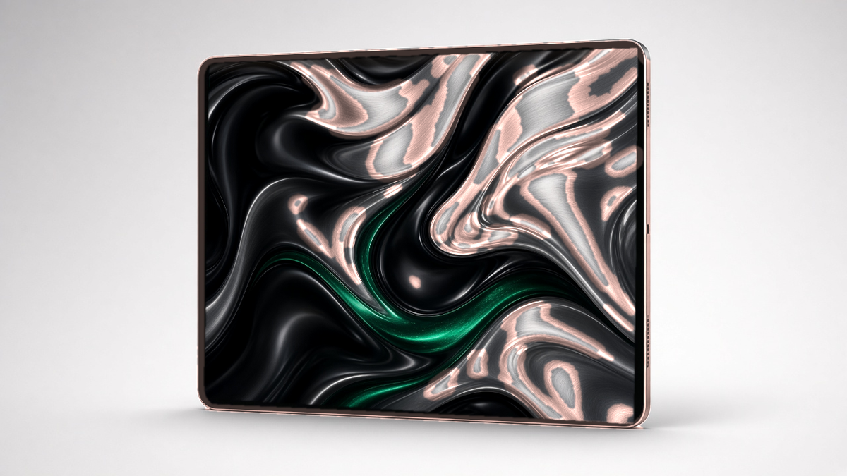 Apple ipad pro Rose Gold — studio gallery (family screen) — JemJem