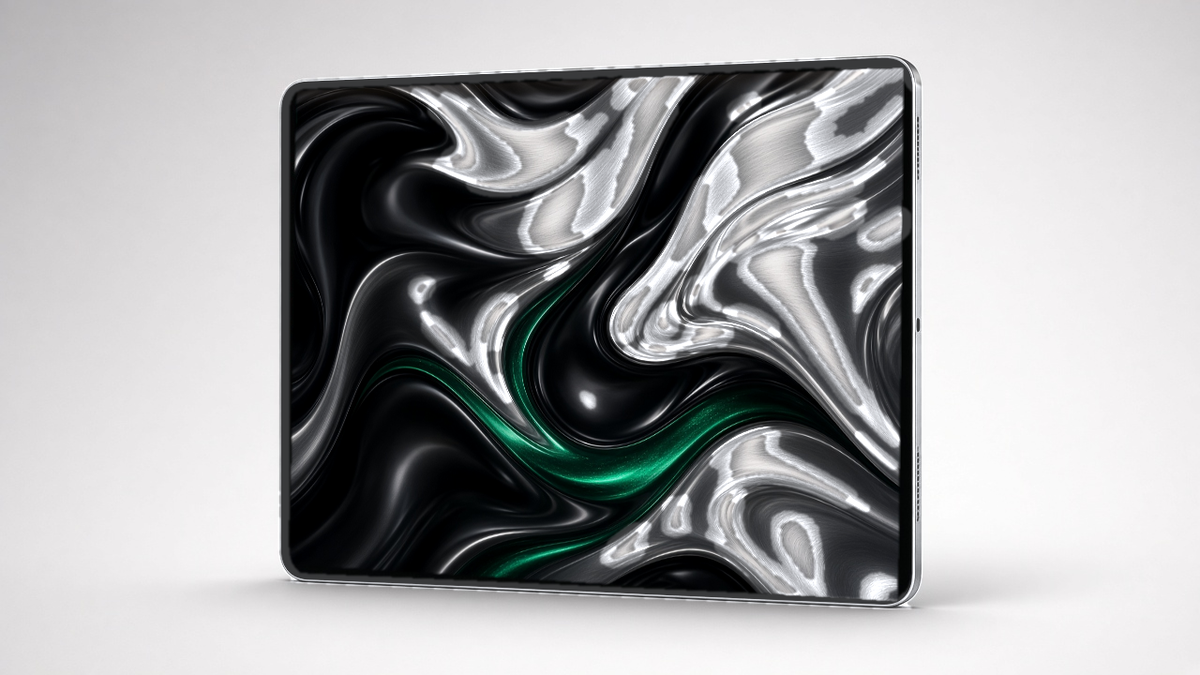 Apple ipad pro Silver — studio gallery (family screen) — JemJem