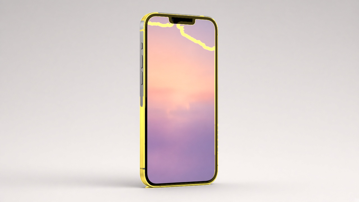 Apple iphone14 Yellow — studio gallery — JemJem