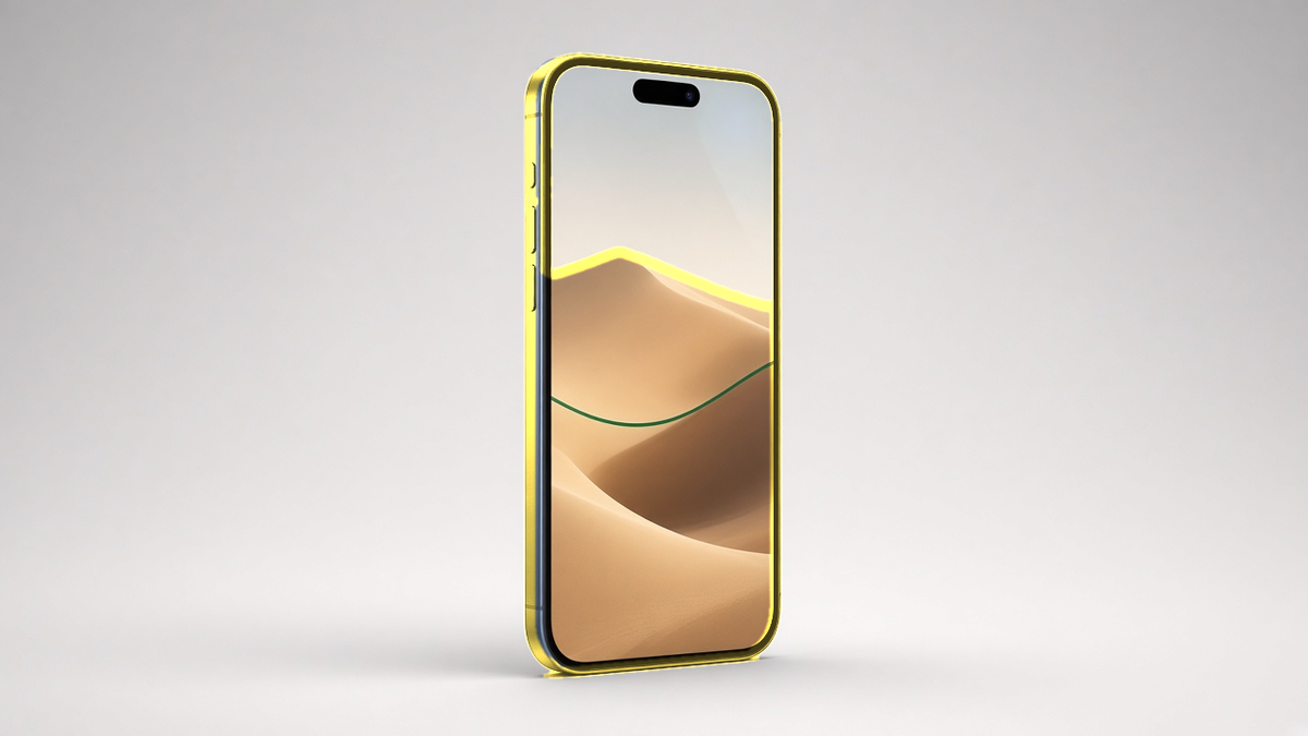 Apple iphone15 Yellow — studio gallery (family screen) — JemJem