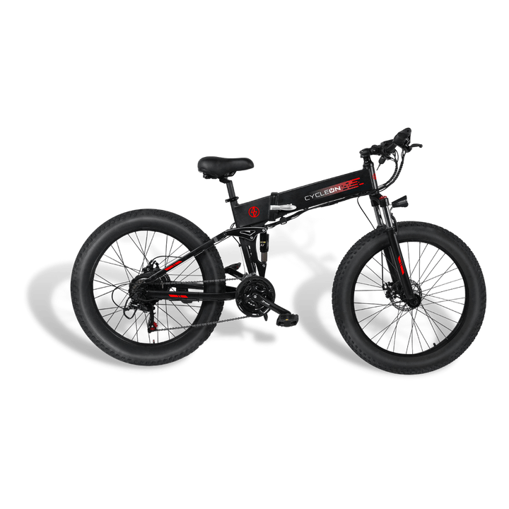 CycleOn - The Valley Ride 26" Fat Tire Foldable Electric Bicycle-Brand New