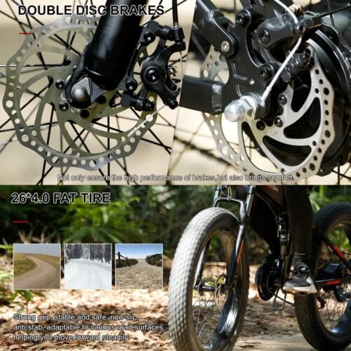 CycleOn - The Valley Ride 26" Fat Tire Foldable Electric Bicycle-Brand New