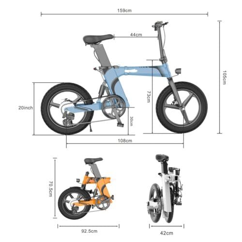 CycleOn - The Long Range 20" Foldable Electric Bicycle-Brand New